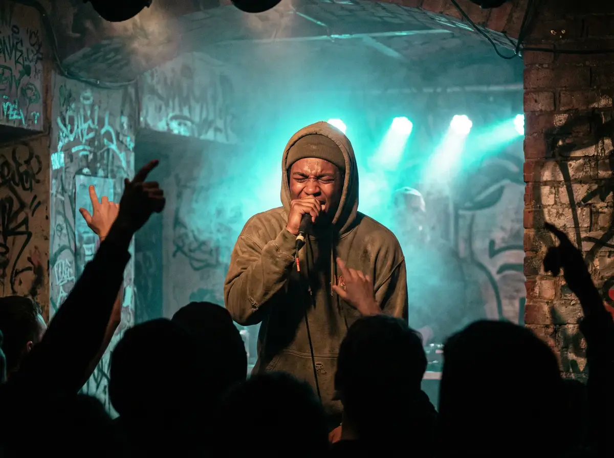 糖logo御梦子的 - 地下说唱表演